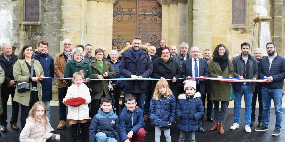 Inauguration de l'aménagement du Bourg de Souprosse